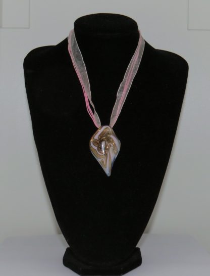 Amulet Murano Glass Necklace in Pink