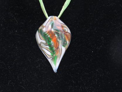 Amulet Murano Glass Necklace in Green - Image 2