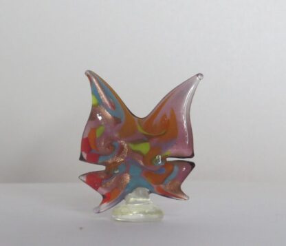 Purple Butterfly Statue in Murano Glass