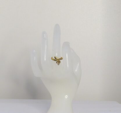 Snake Gold Colored Ring - Image 2