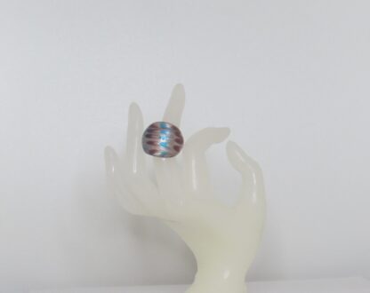 Purple/Blue Murano Glass Ring - Image 2