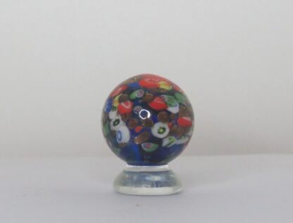 Blue Millefiori Statue in Murano Glass