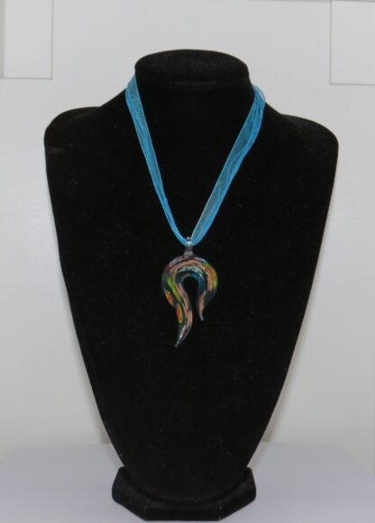 Sigma Murano Glass Necklace in Blue