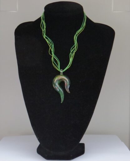 Sigma Murano Glass Necklace in Green