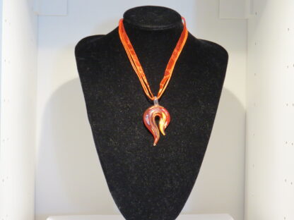 Sigma Murano Glass Necklace in Red