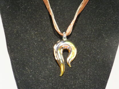 Sigma Murano Glass Necklace in Brown - Image 2