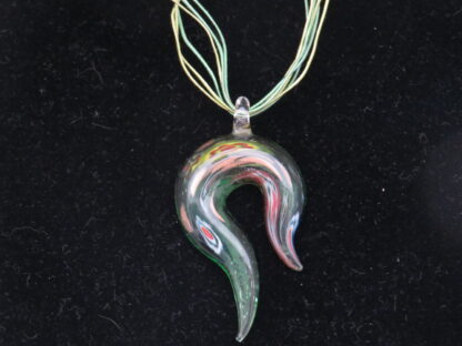 Sigma Murano Glass Necklace in Green - Image 2