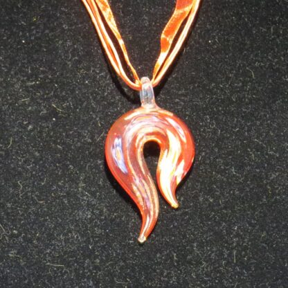 Sigma Murano Glass Necklace in Red - Image 2