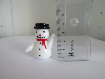 Snowman Statue in Murano Glass - Image 2