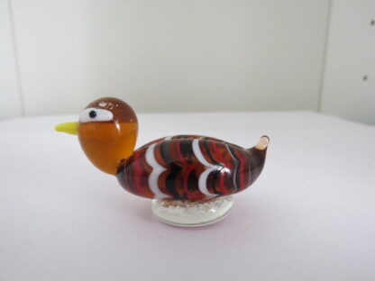 Brown Duck Statue in Murano Glass