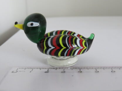 Green Duck Statue in Murano Glass