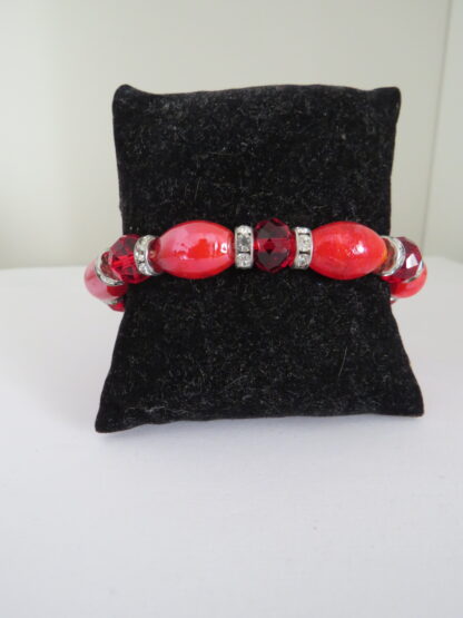 Red Murano Glass Bracelet